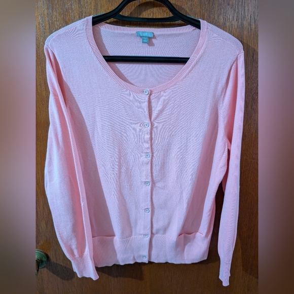 J. Jill Sweaters - J. Jill Light Pink Women's Cardigan